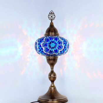 Turkish Table Lamp Big Globe Standing Light
