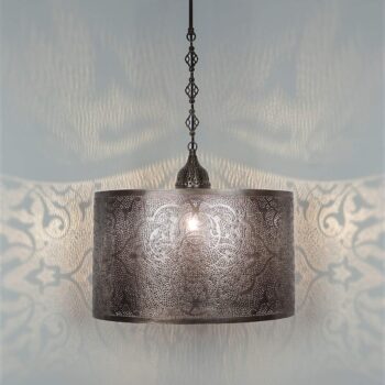 Marokkanischer Wohnzimmer Hängelampenschirm - Orientalisches Boho Design