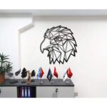 Metall Wanddekoration mit Tiermotiv – Modernes Wandbild im Şahin & Kartal Design