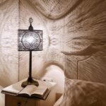 Türkische Vintage Tischlampe - Marokkanische Nachttischlampe Boho Stil