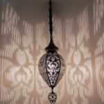 Marokkanische Pendelleuchte - Türkisches Muster - Orientalischer Schatteneffekt