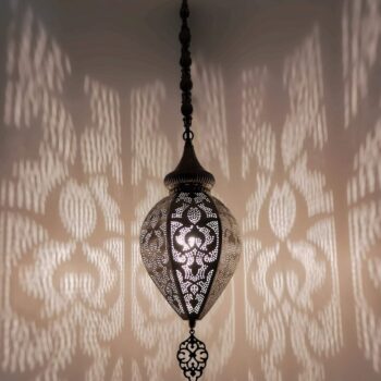 Marokkanische Pendelleuchte - Türkisches Muster - Orientalischer Schatteneffekt