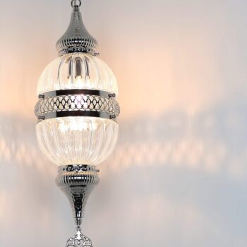 Pyrex Glass Pendant Lamp Turkish Hanging Light
