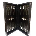 Handgemachtes Backgammon aus Massivholz – Sedef Intarsien & Filigranarbeit – Lux