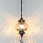 Türkische Design Hängelampe - Laser Cut Muster - Zerbrochenes Glas Effekt