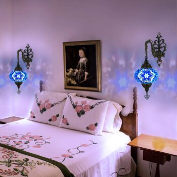 Mosaic Wall Sconce Lamp Bedroom Light