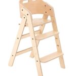 Mamatoyz 10MYCNAT MyChair Wood Montessori Evolutionärer Hochstuhl für Kinder aus Naturholz