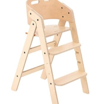 Mamatoyz 10MYCNAT MyChair Wood Montessori Evolutionärer Hochstuhl für Kinder aus Naturholz