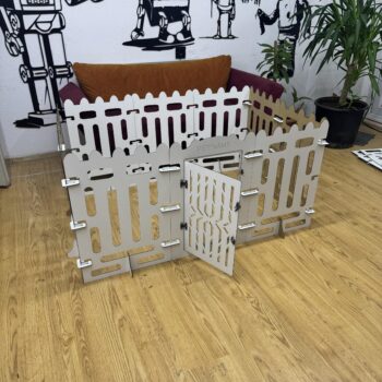 PLAYPEN für Kaninchen & Meerschweinchen – 40x60 cm – Leichtes Gehege für Kleintiere – Tragbar & Erweiterbar – Spielbereich für drinnen & draußen